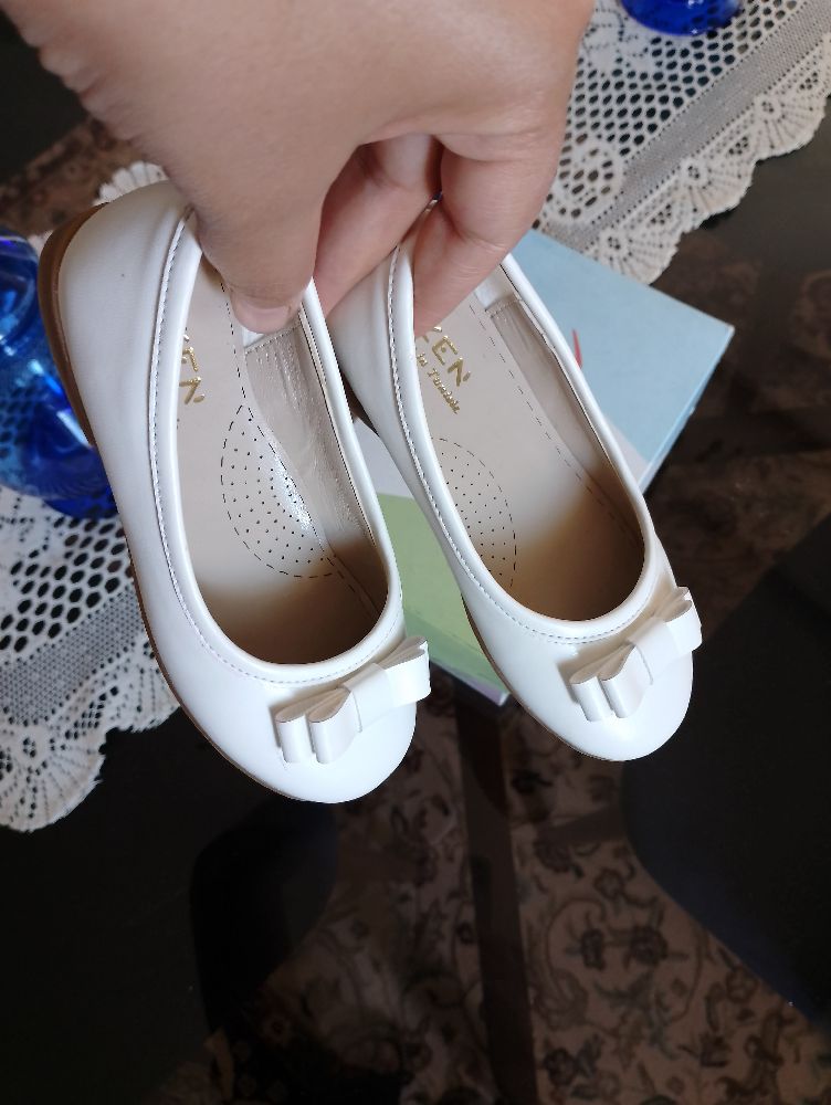 Ballerines blanches de chez Zen 