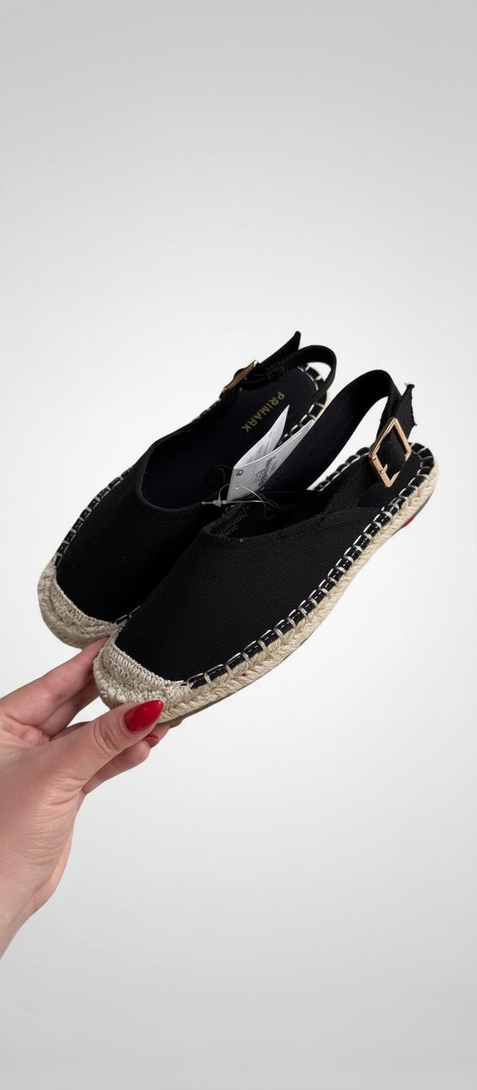 Sandales espadrilles confortable 🖤