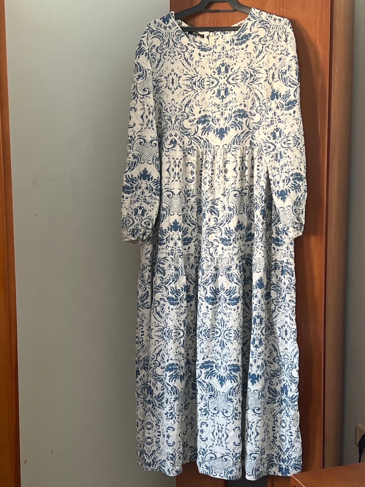 Robe blanc et bleu 