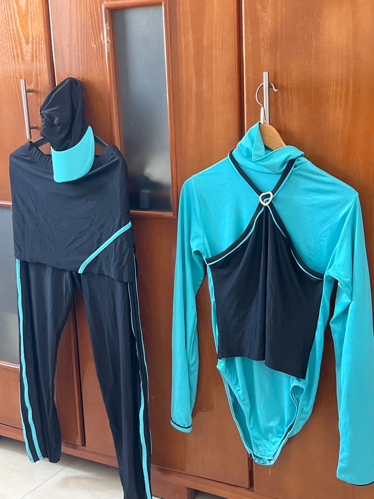 Burkini bleu 