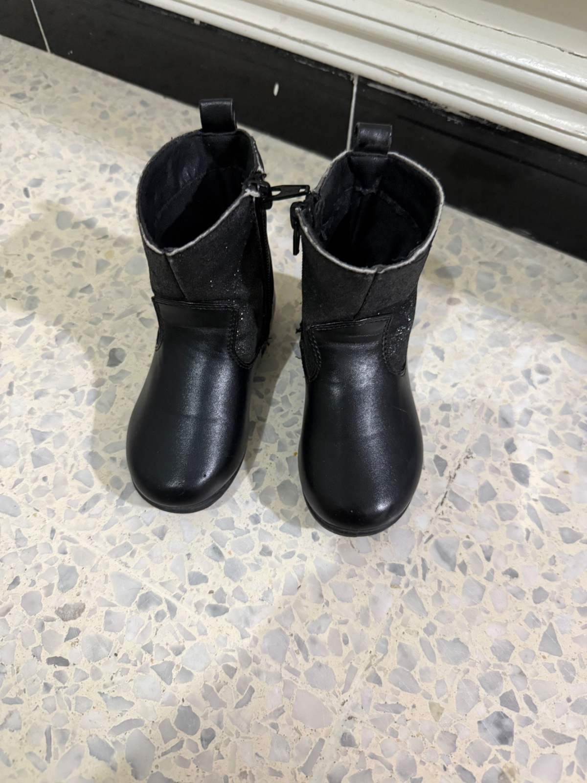 Bottin noir pour fille de la marque tex pointure 24 