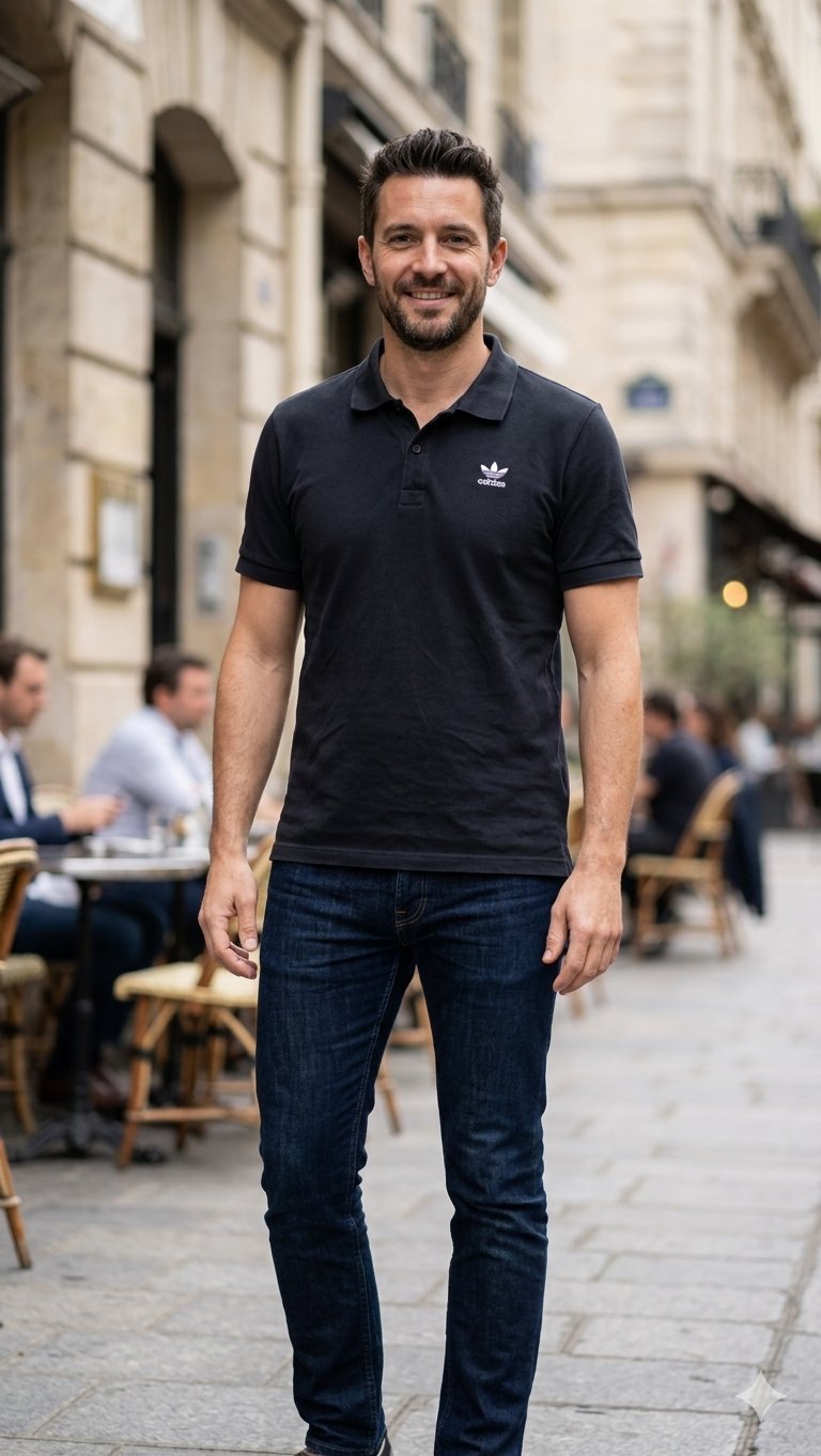 Polo adidas pour homme original 