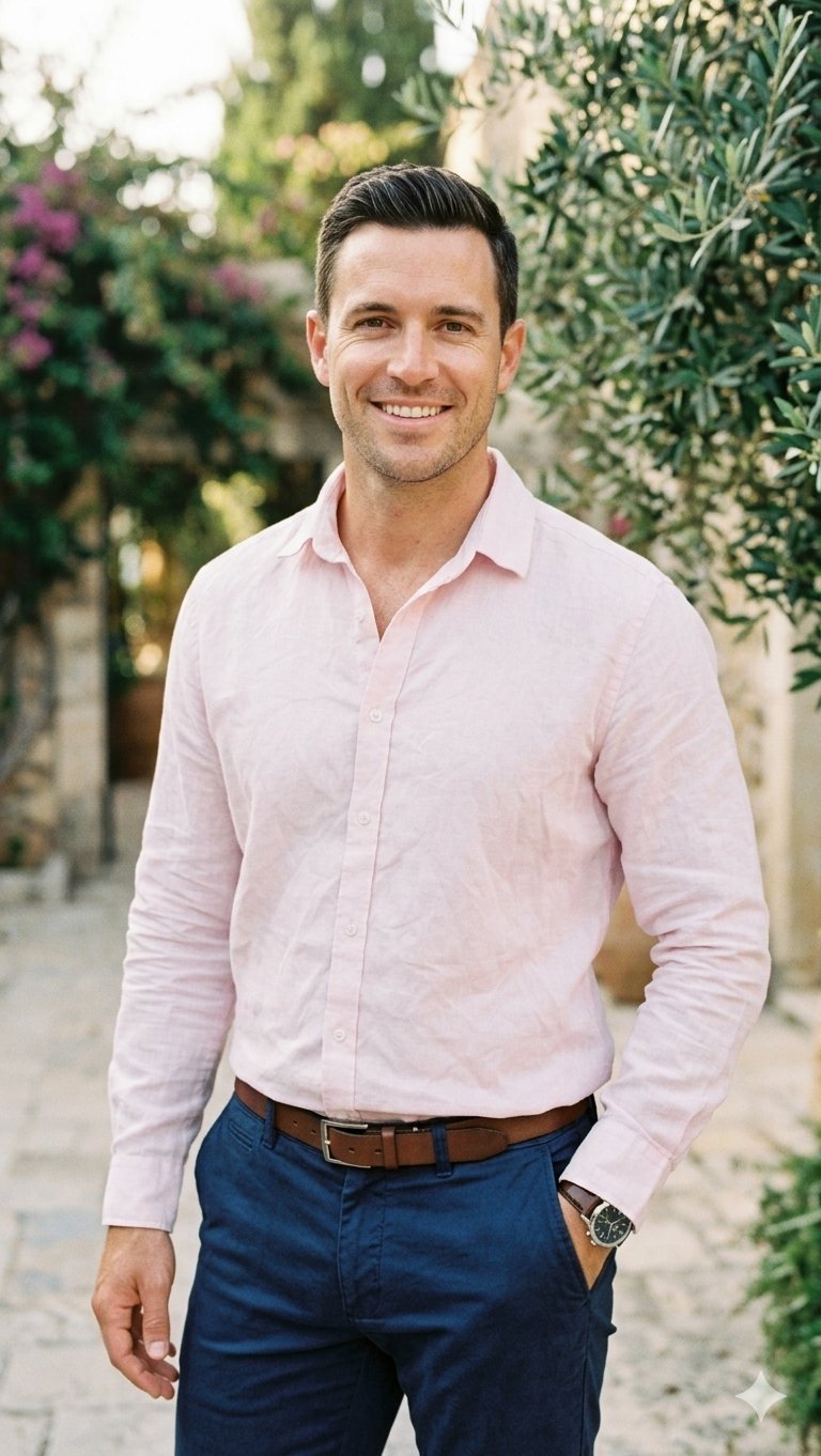 Chemise homme rose marque Yd