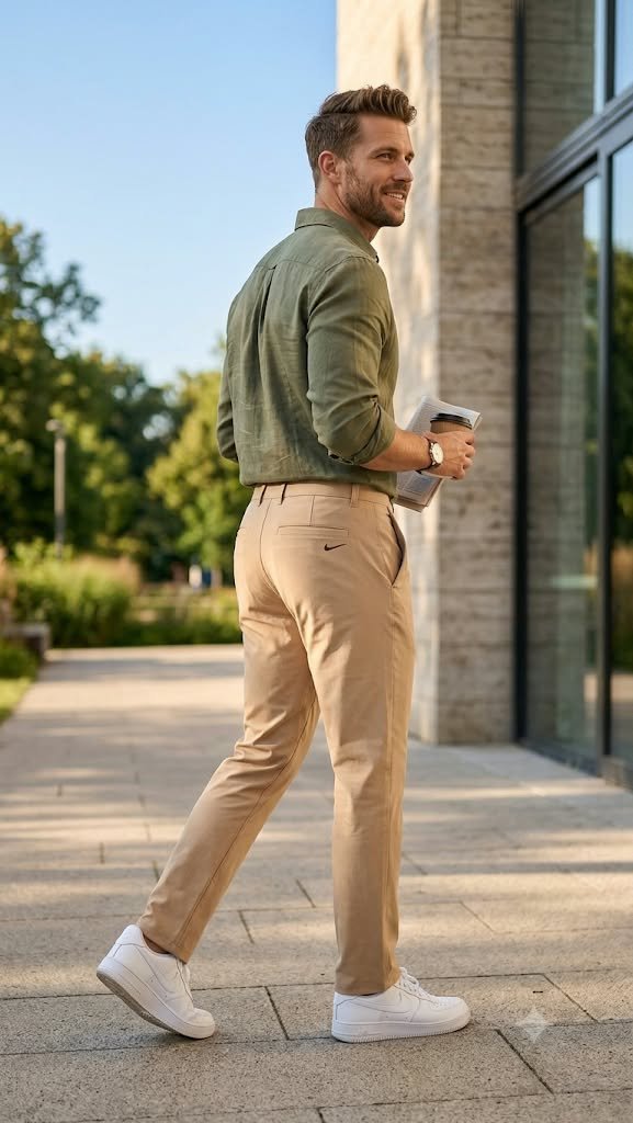 Pantalon beige pour homme Nike golf 