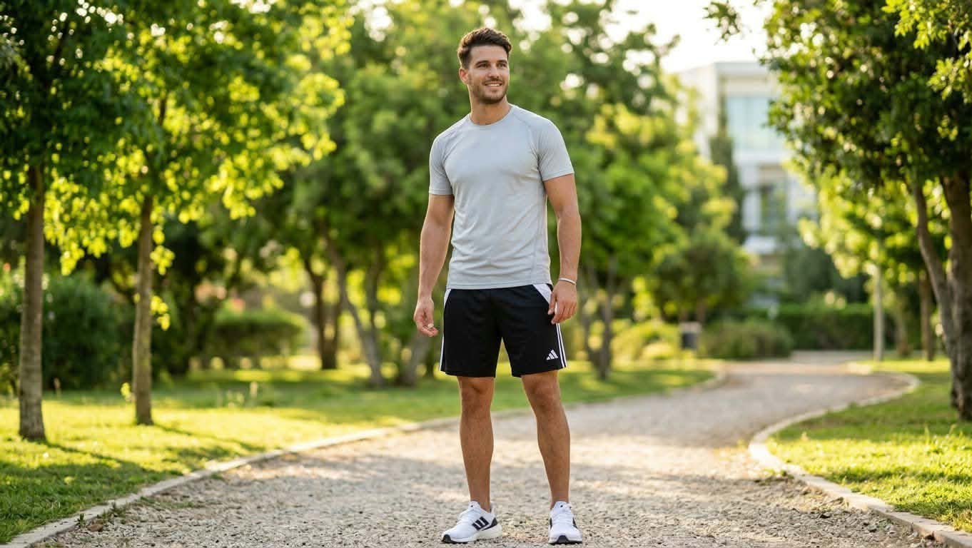Short noir et blanc adidas homme 