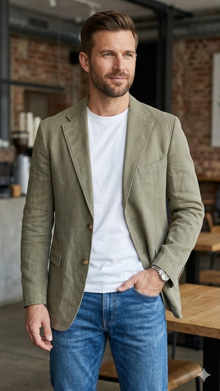 Blazer vert clair 