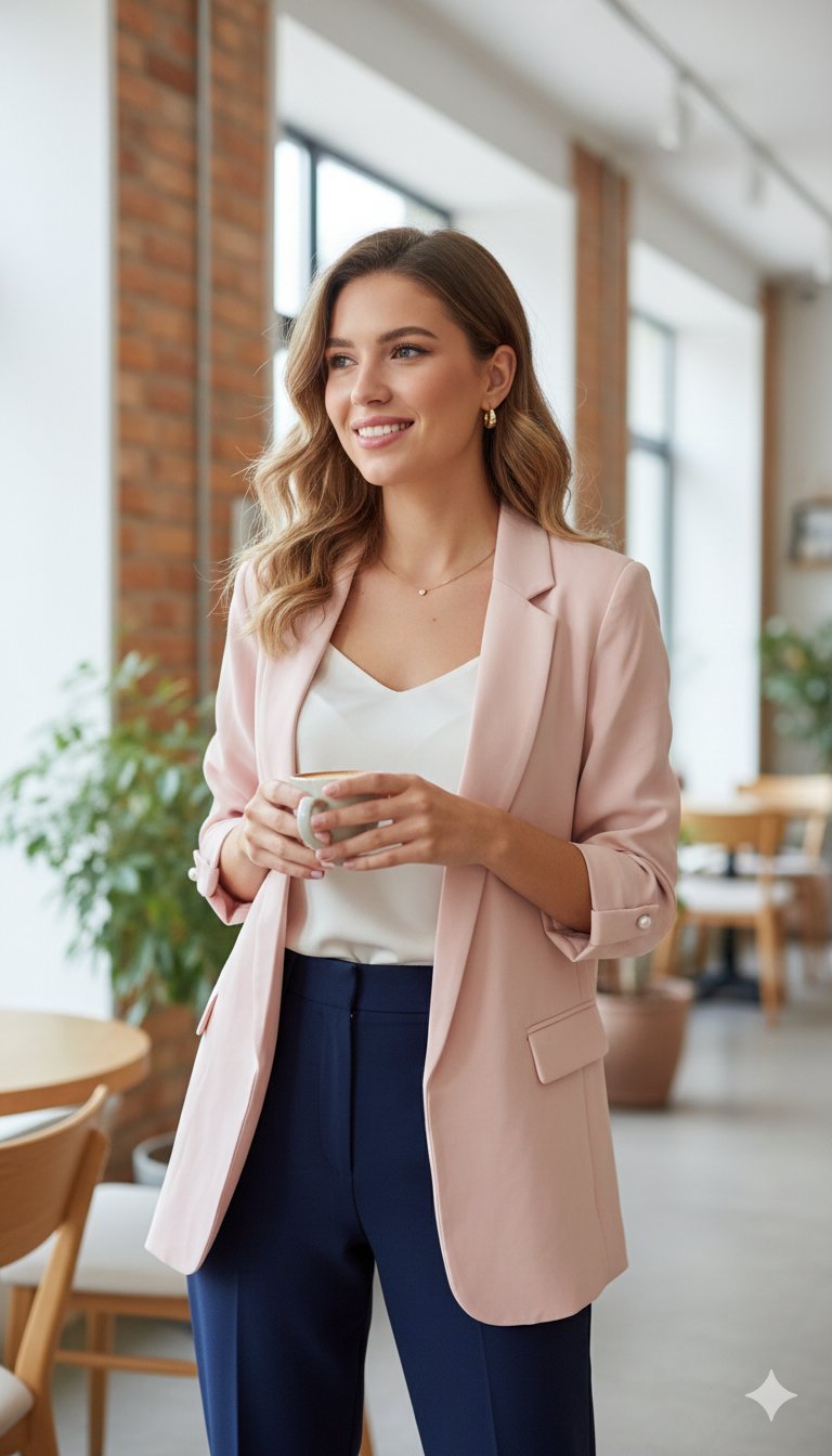 Blazer rose zara