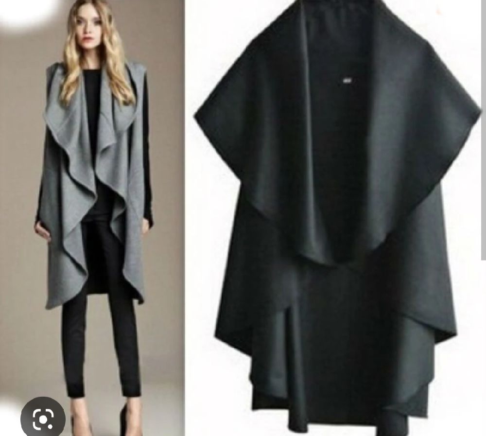 Cape poncho en laine