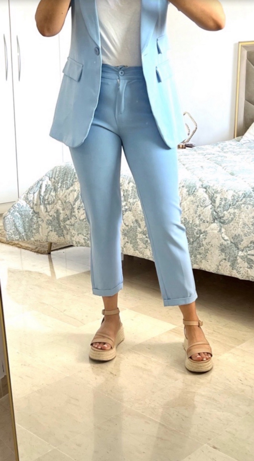 Ensemble bleu ciel 