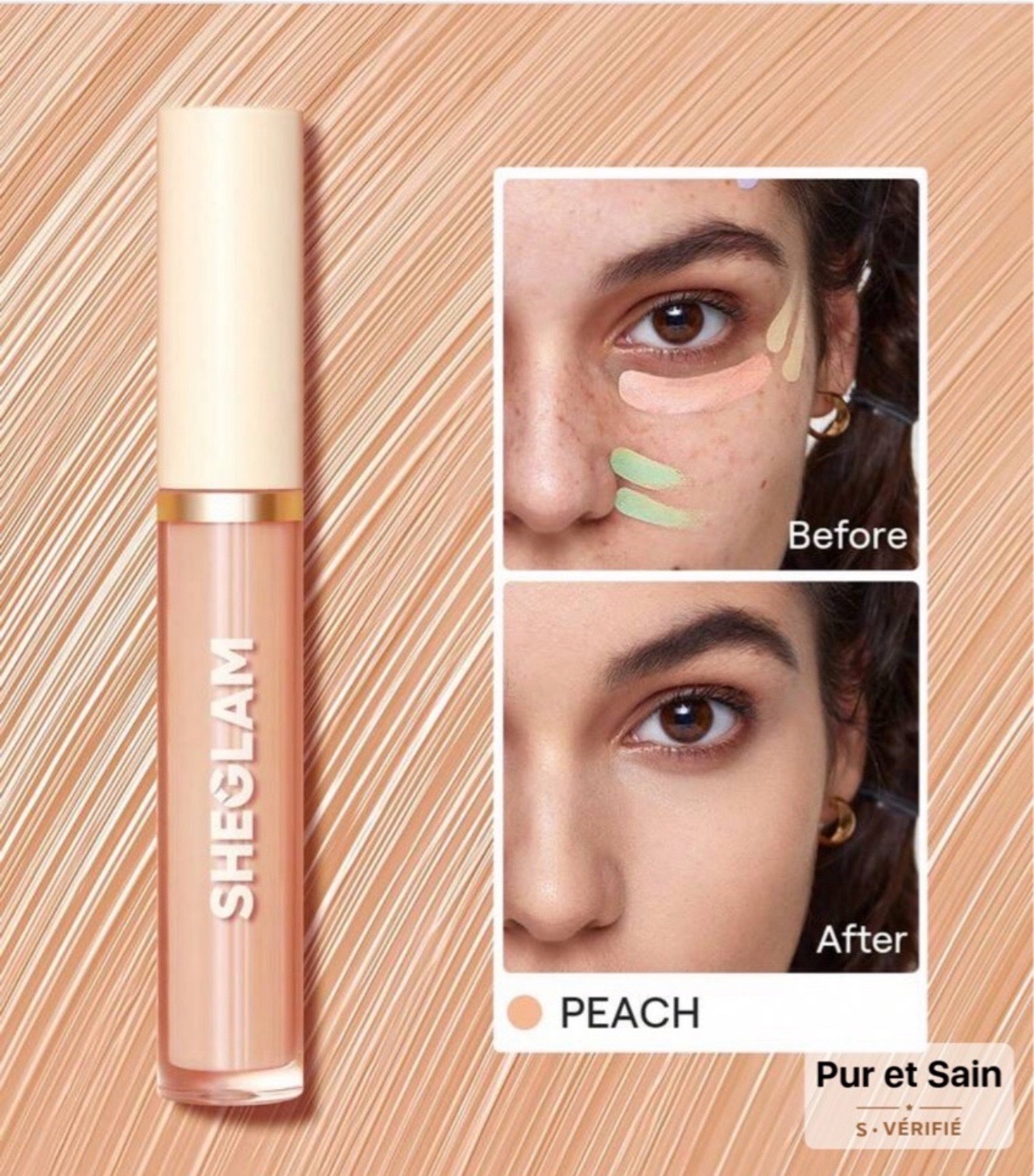 Correcteur sheglam ref peach