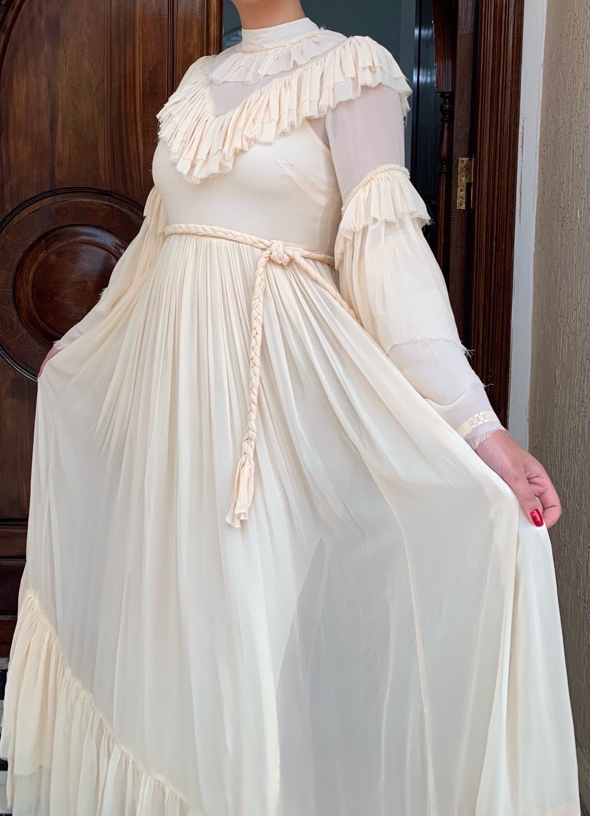 Robe Ambre by Alia Megdiche