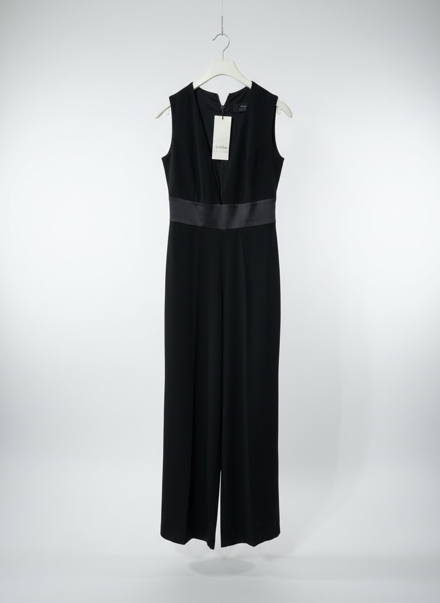 Combinaison pantalon noire chic - Collection NightZoom x Mert Aslan (adL)