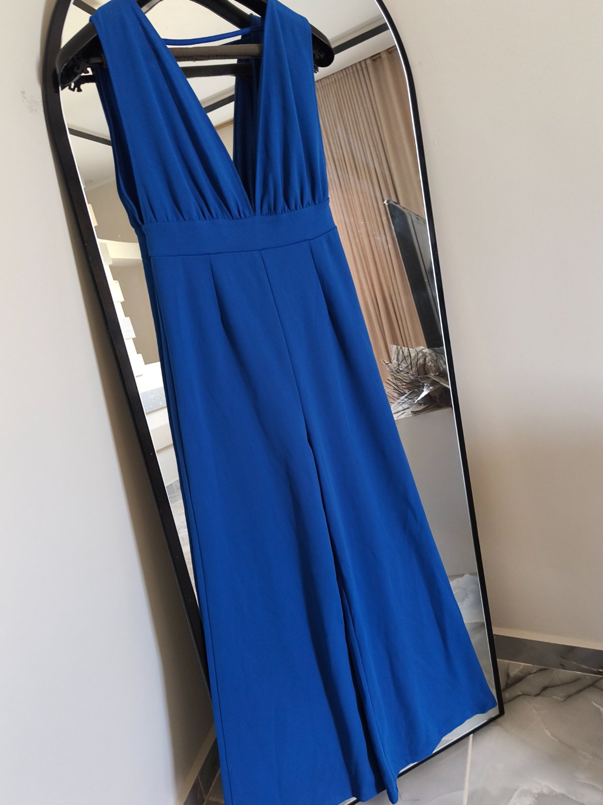 Combinaison-pantalon bleu roi 