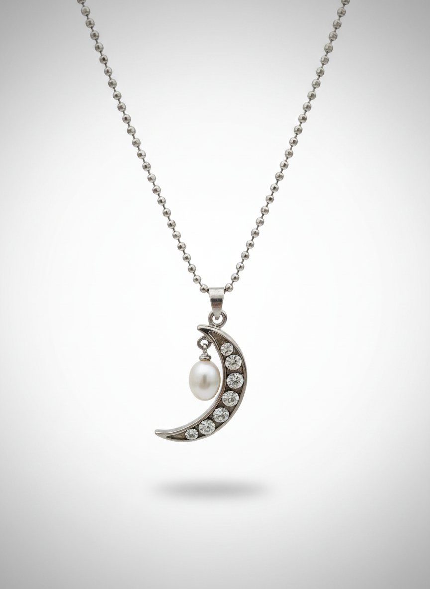 Chaine et pendentif romantique