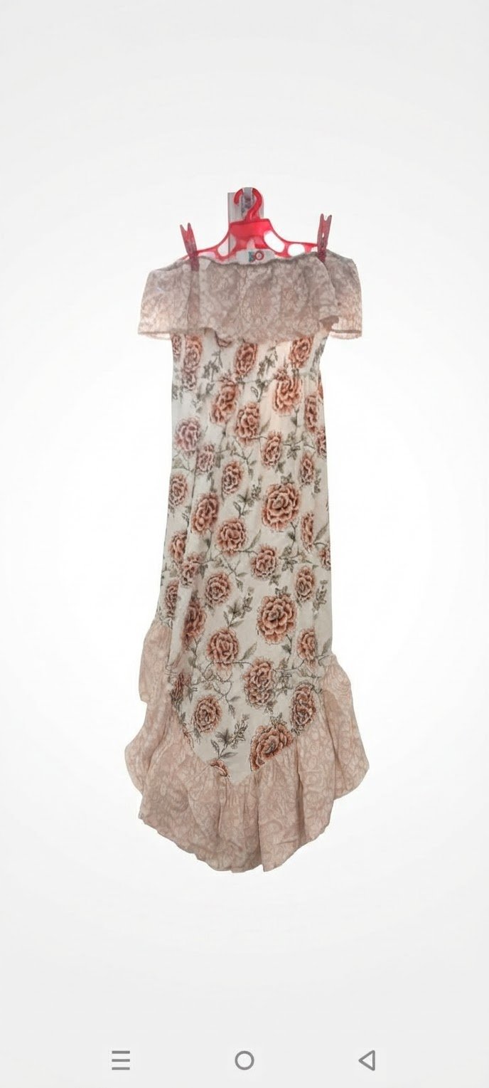 Belle robe à volants