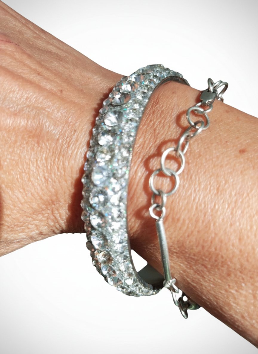 Tres beau bracelet en vrai cristal