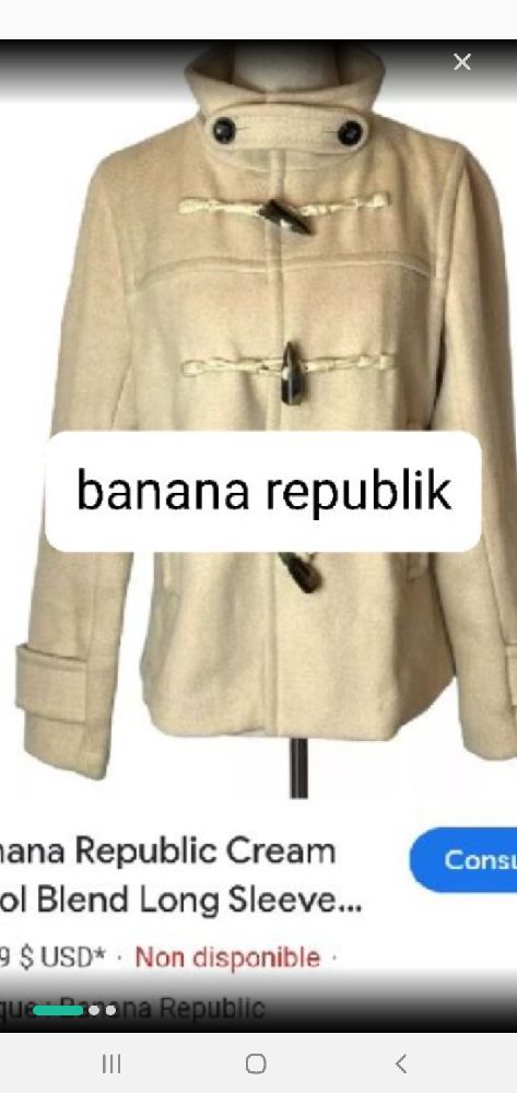 Manteau Banana républik