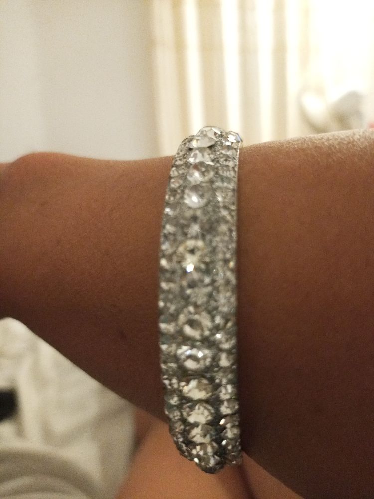 Bracelet en vrais cristaux