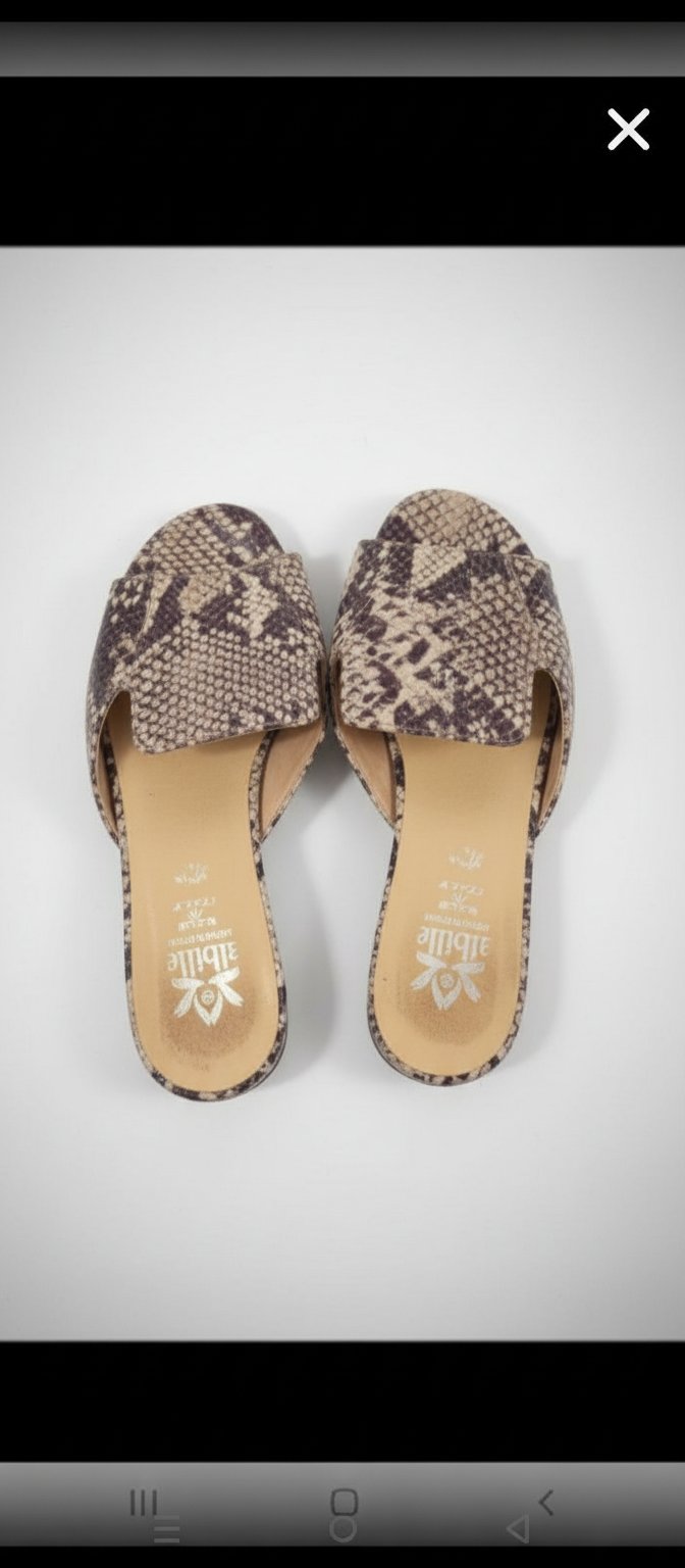 Claquette en cuir de la marque Sibille
