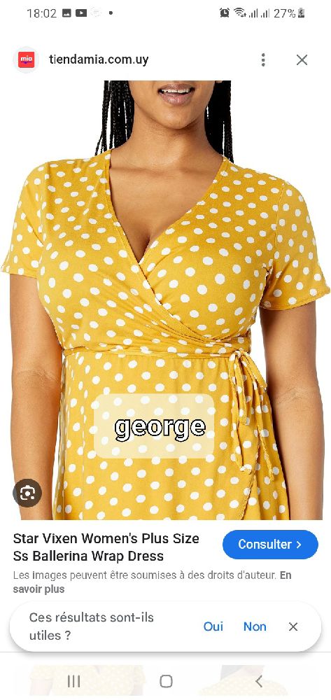 Robe cache coeur , George