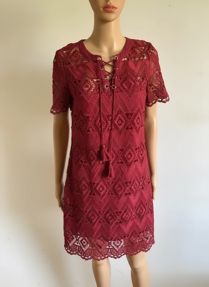 Robe dentelle plage