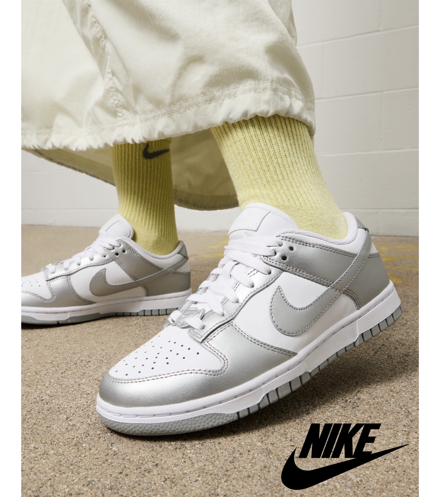 Sneakers Nike Dunk Low Metallic Silver