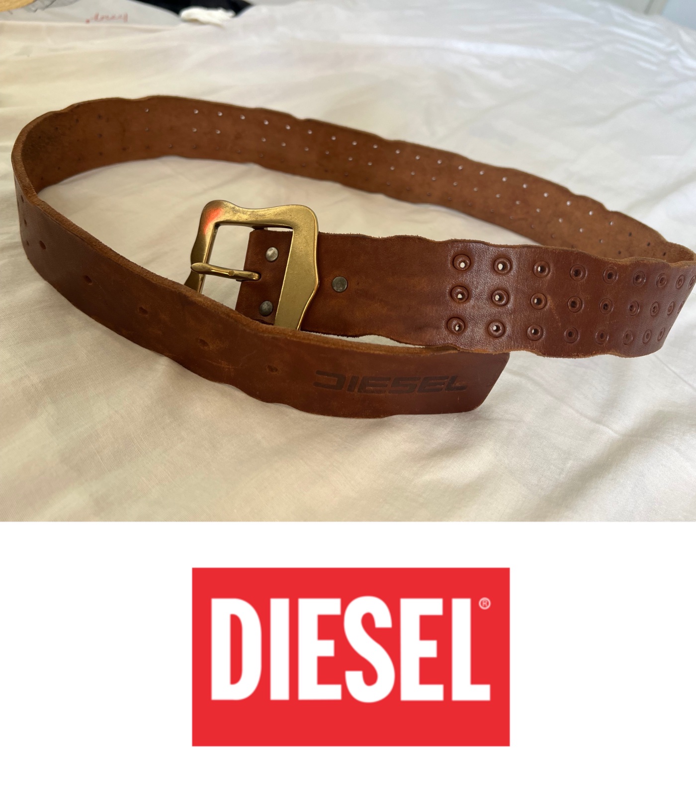 Ceinture Diesel cuir 