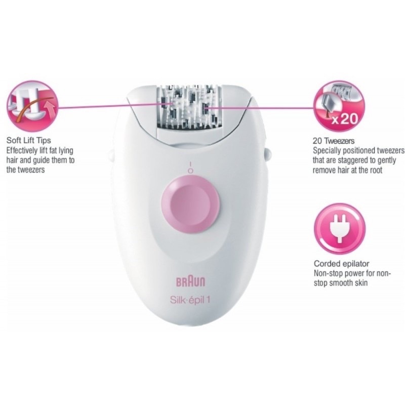 Epilateur electrique Braun Silk epil 1 