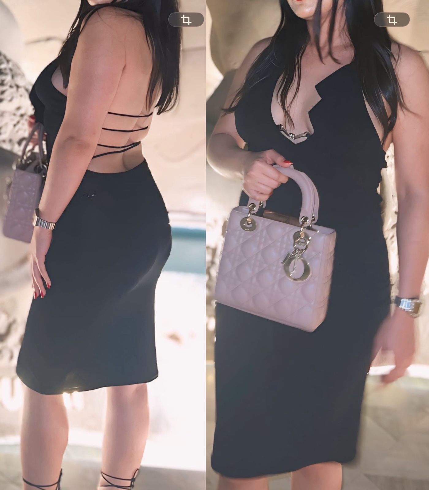 Robe noir soirée