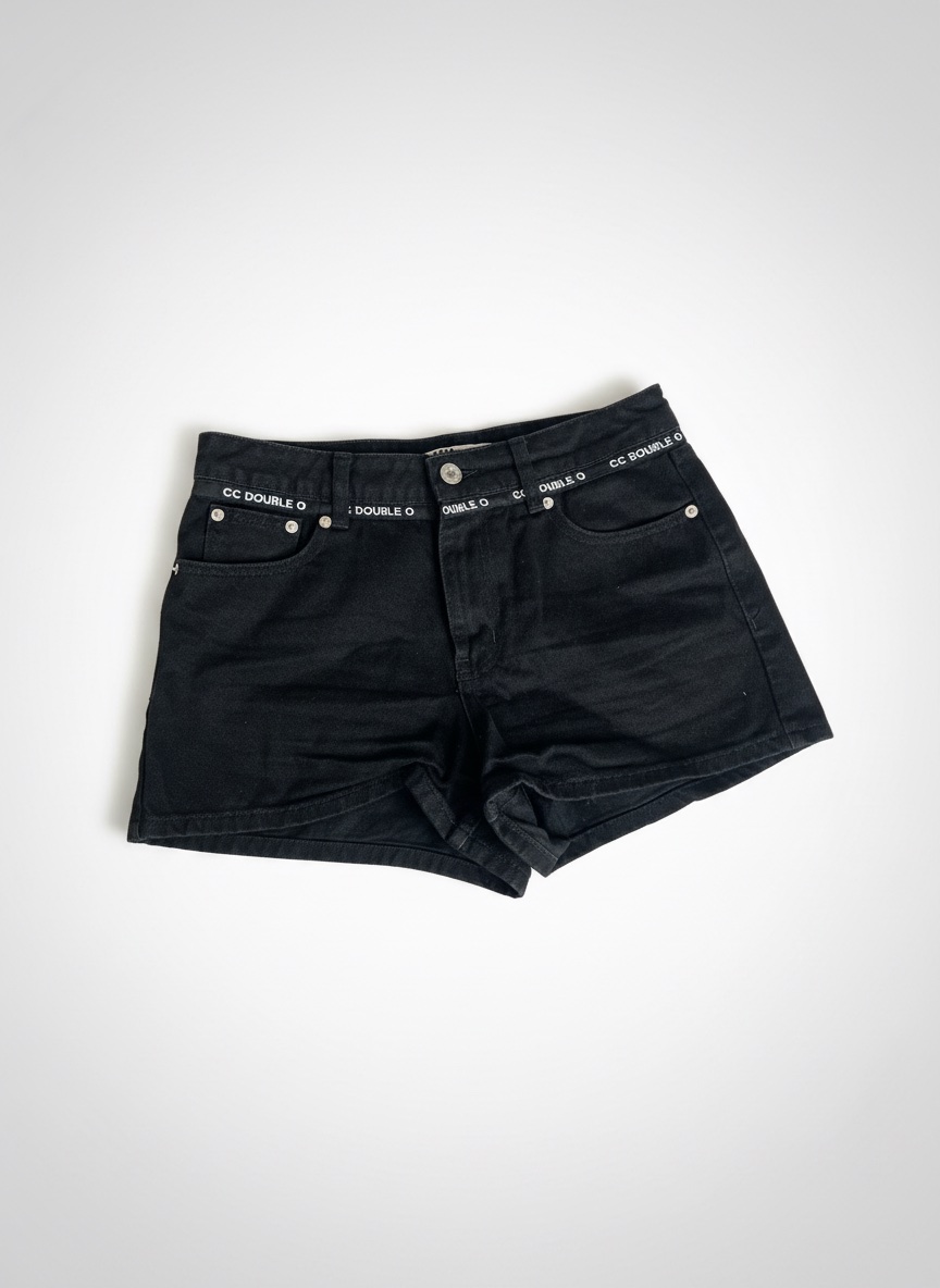 Short jeans noir
