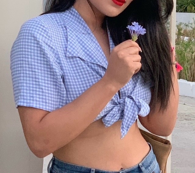 Top bleu