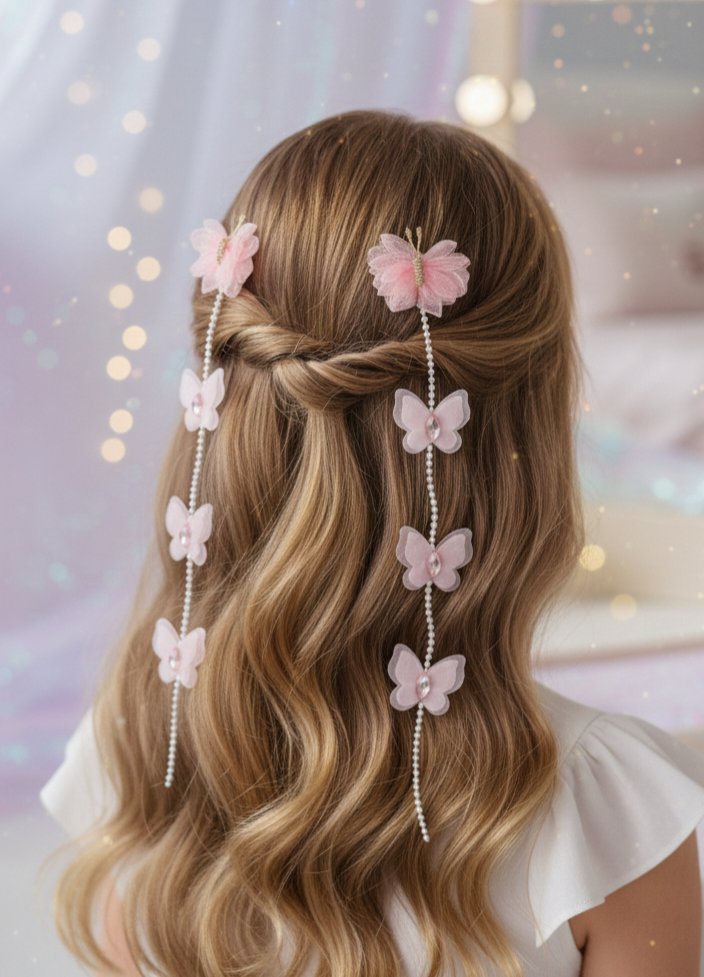 Lot de 2 barrettes papillon SHEIN 🎀