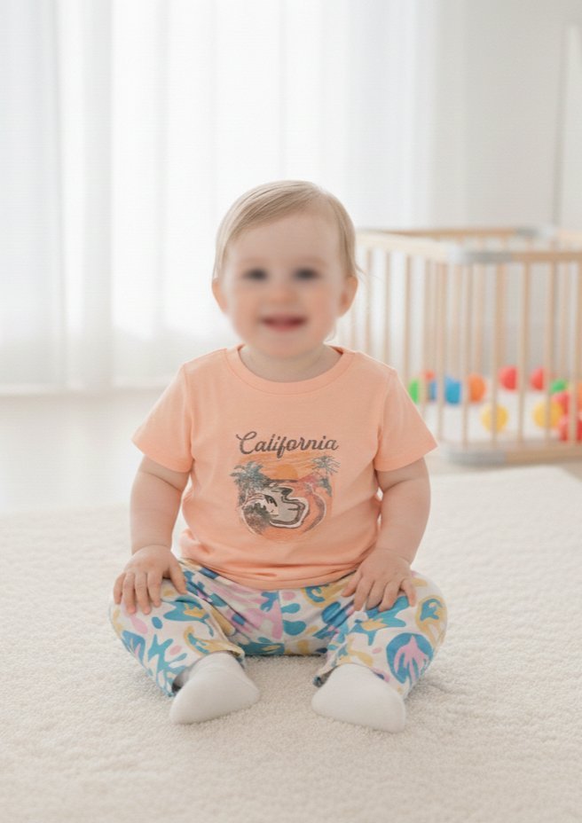 Tee-shirt bébé fille 9-12 mois 🎀