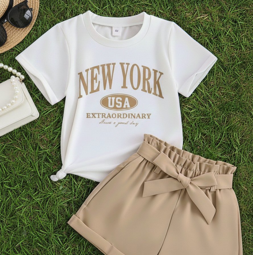 🔥 Ensemble fille 7 ans style "Old Money"
