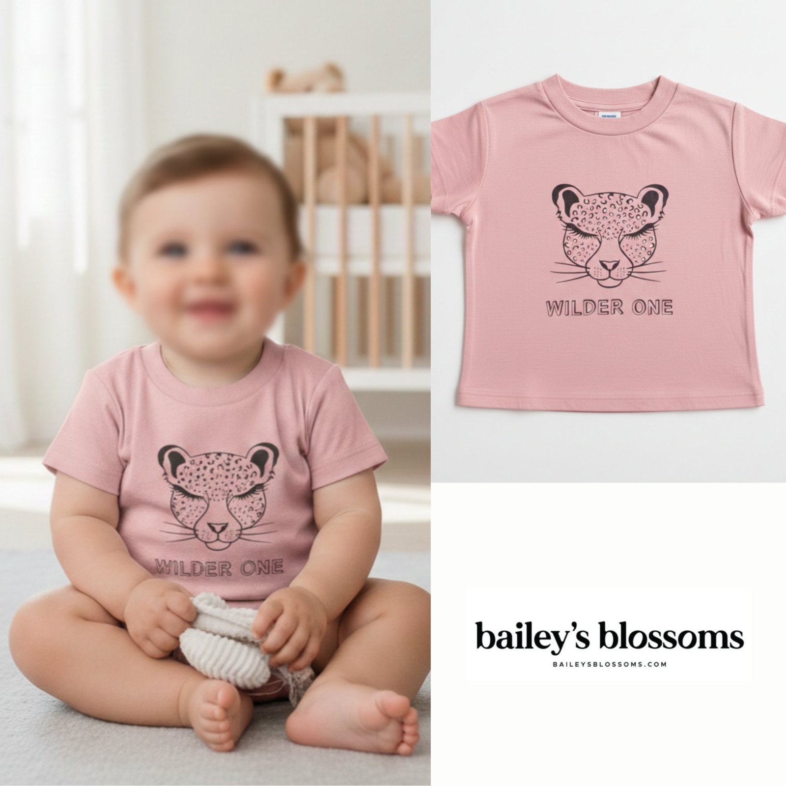Tee-shirt bébé fille 3-6 mois 🩷
