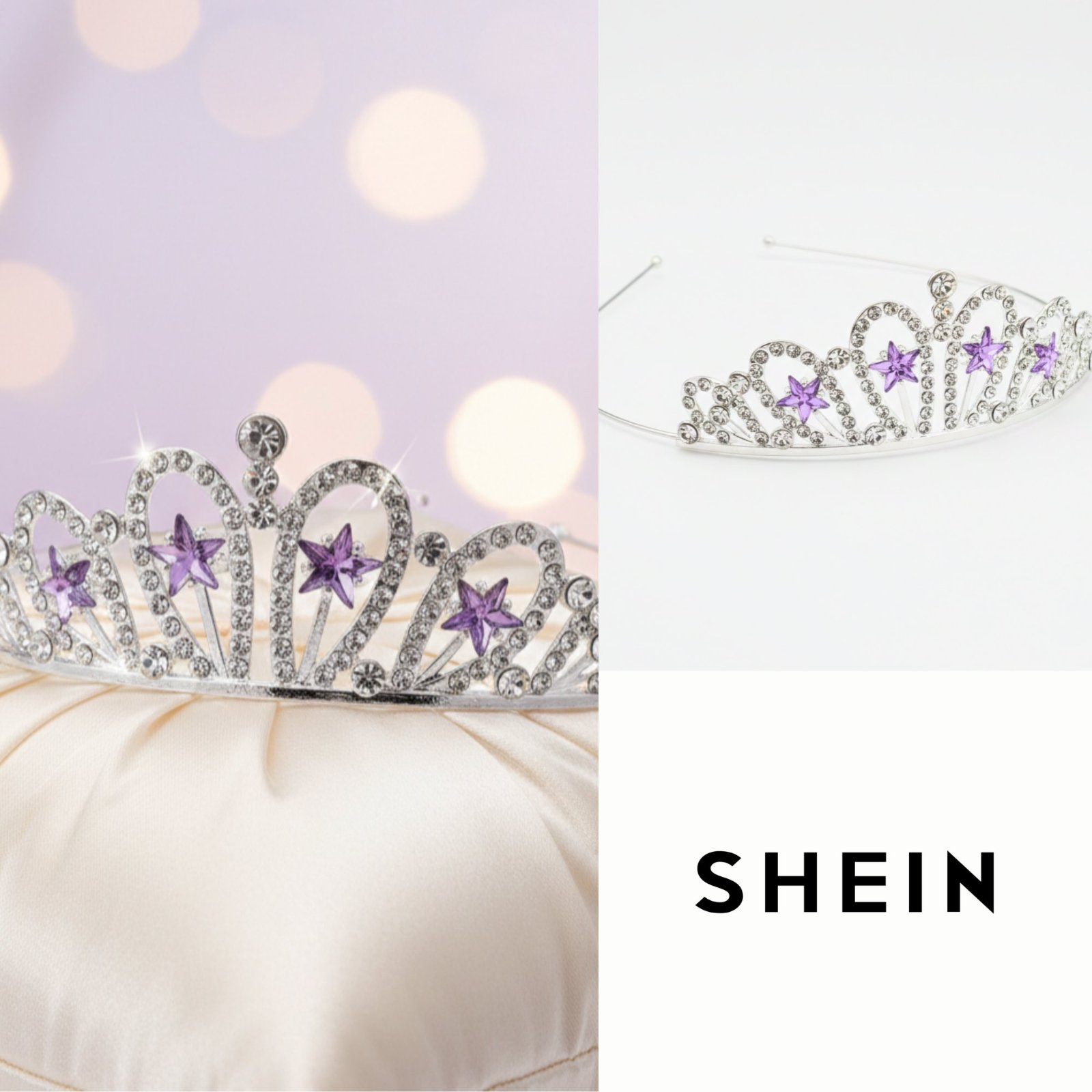 Diadème / couronne 👑 SHEIN fille en métal 