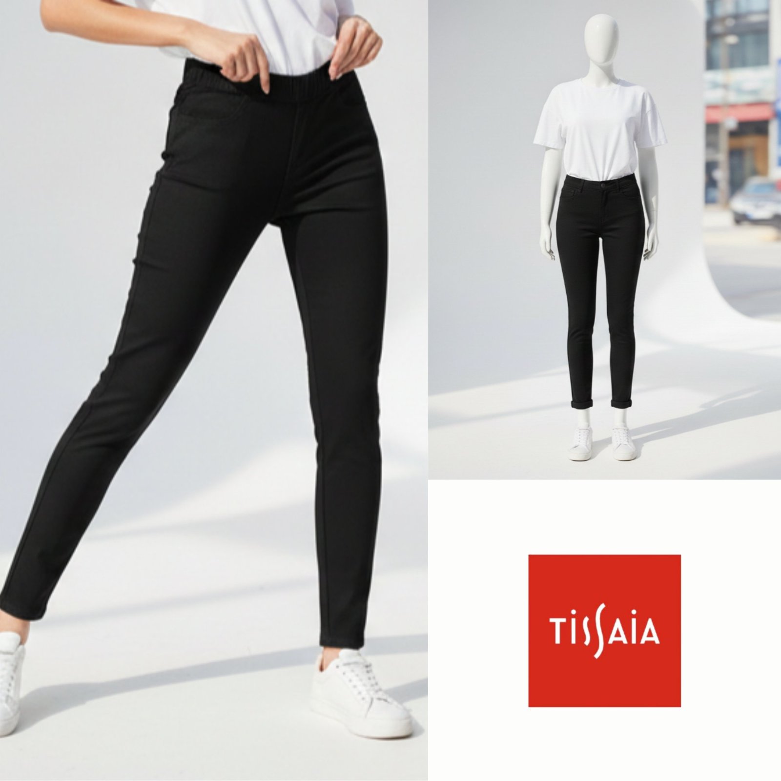 Legging noir Tissaia taille 38