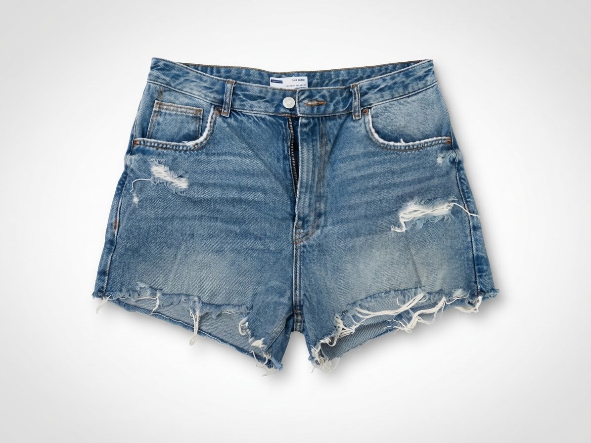 Short denim bershka
