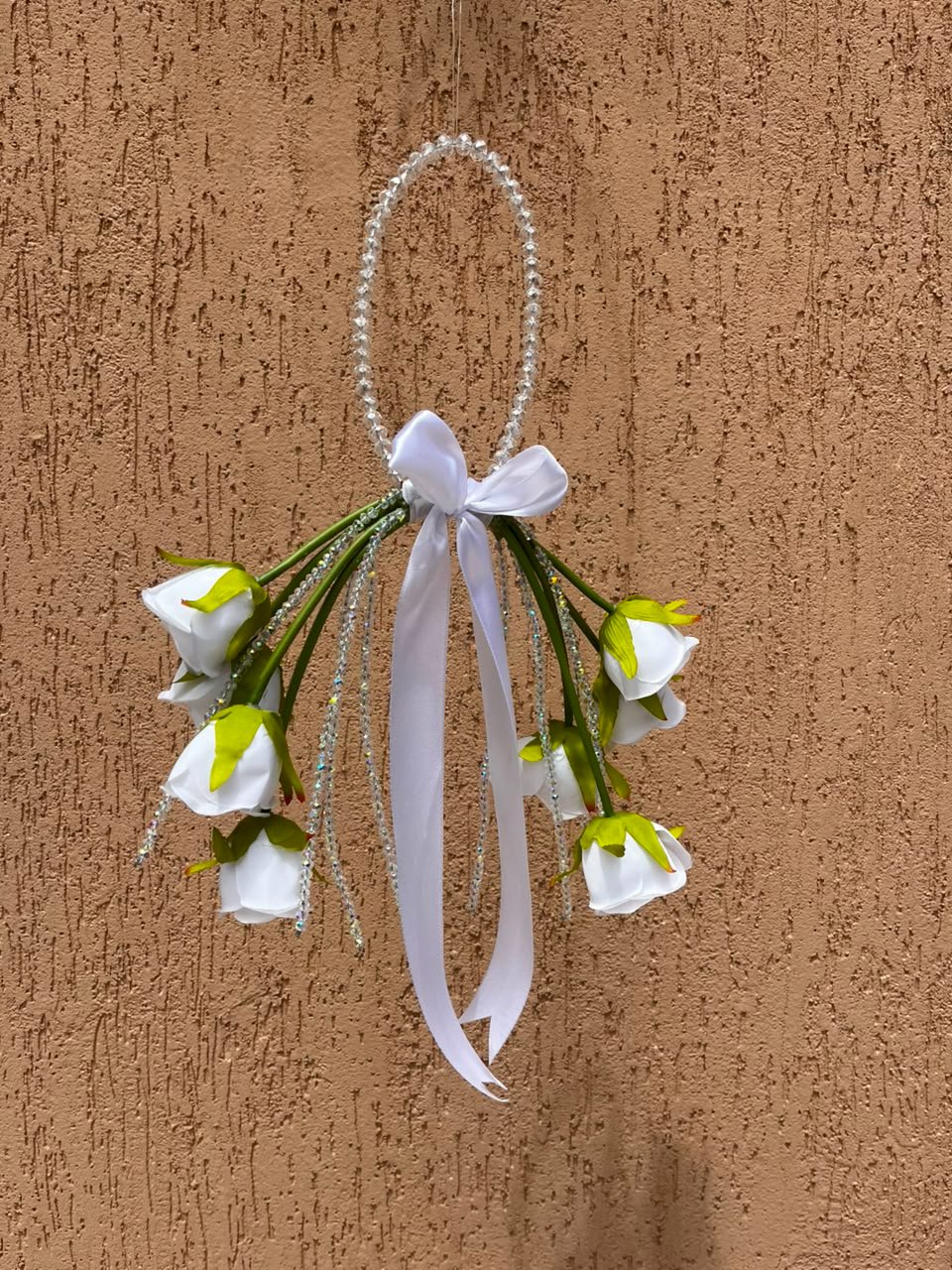 Bouquet de mariée style sac à main en perles de cristal