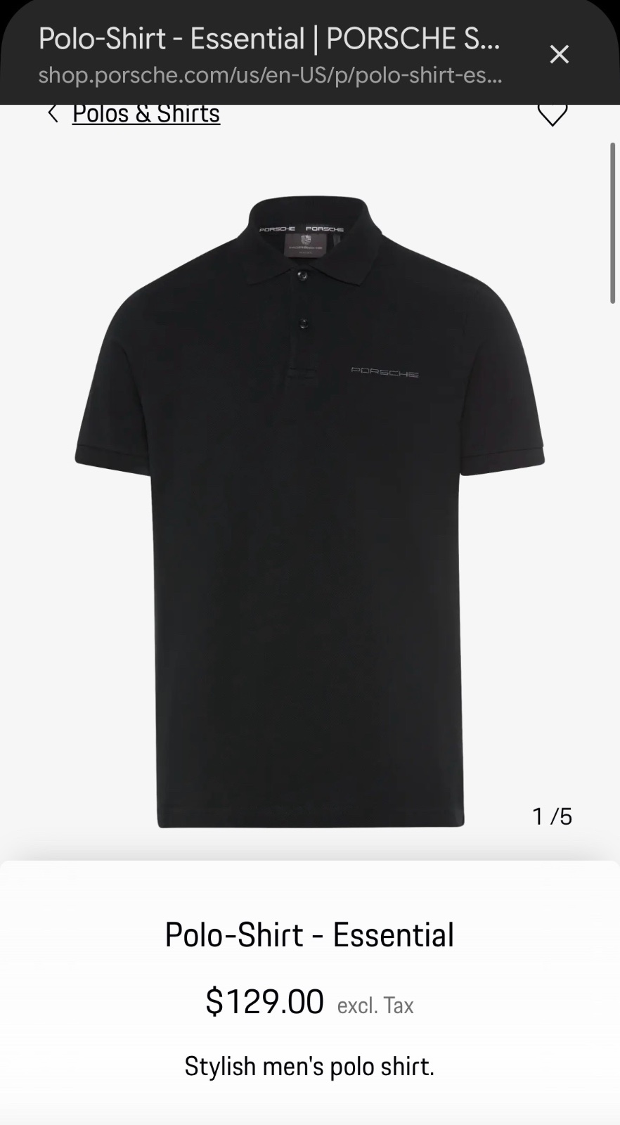 Porsche polo