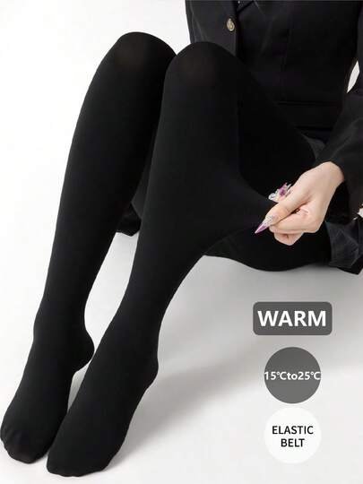 Collant magique polaire thermique effet transparent noir - Neuf