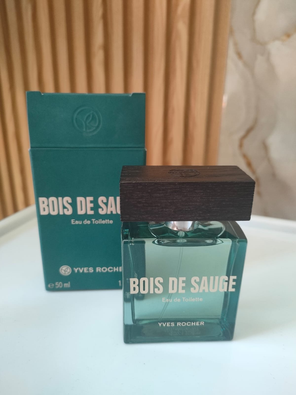 Parfum Homme Yves Rocher "Bois de Sauge" Eau de Toilette 50 ml avec Boîte