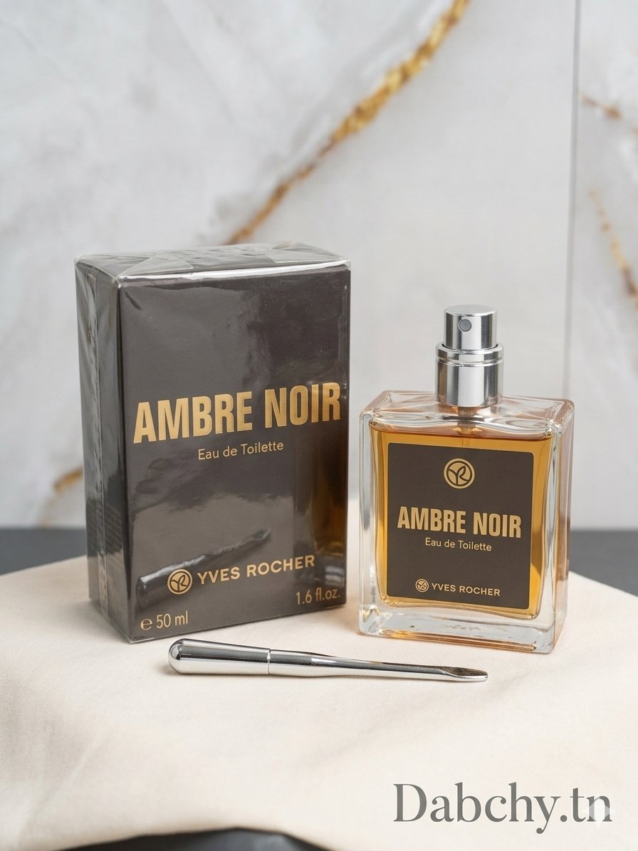 🪵 Parfum "Ambre Noir" Yves Rocher – Eau de Toilette Pour Homme 50ml (Neuf sous blister) 🪵
