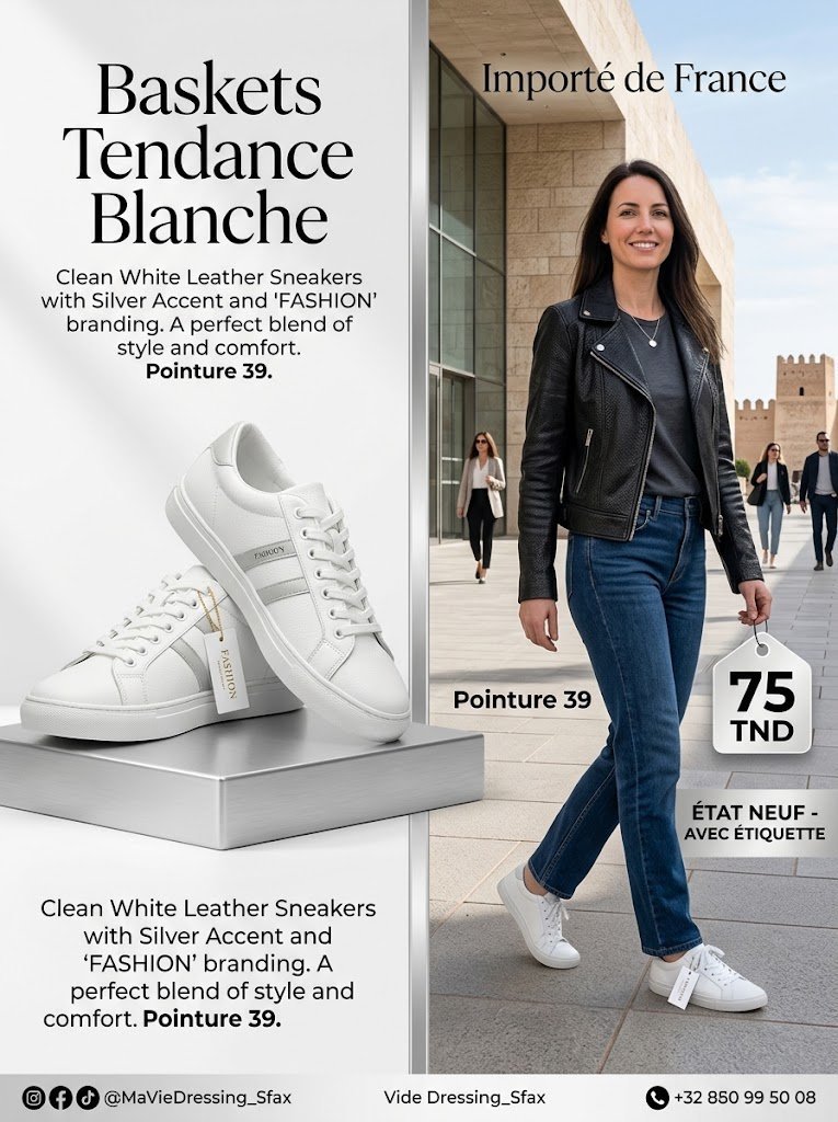 Basket blanche 
