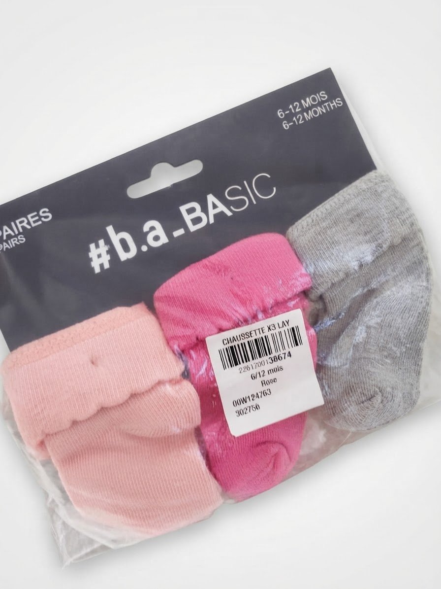 Lot 3 paires chaussette