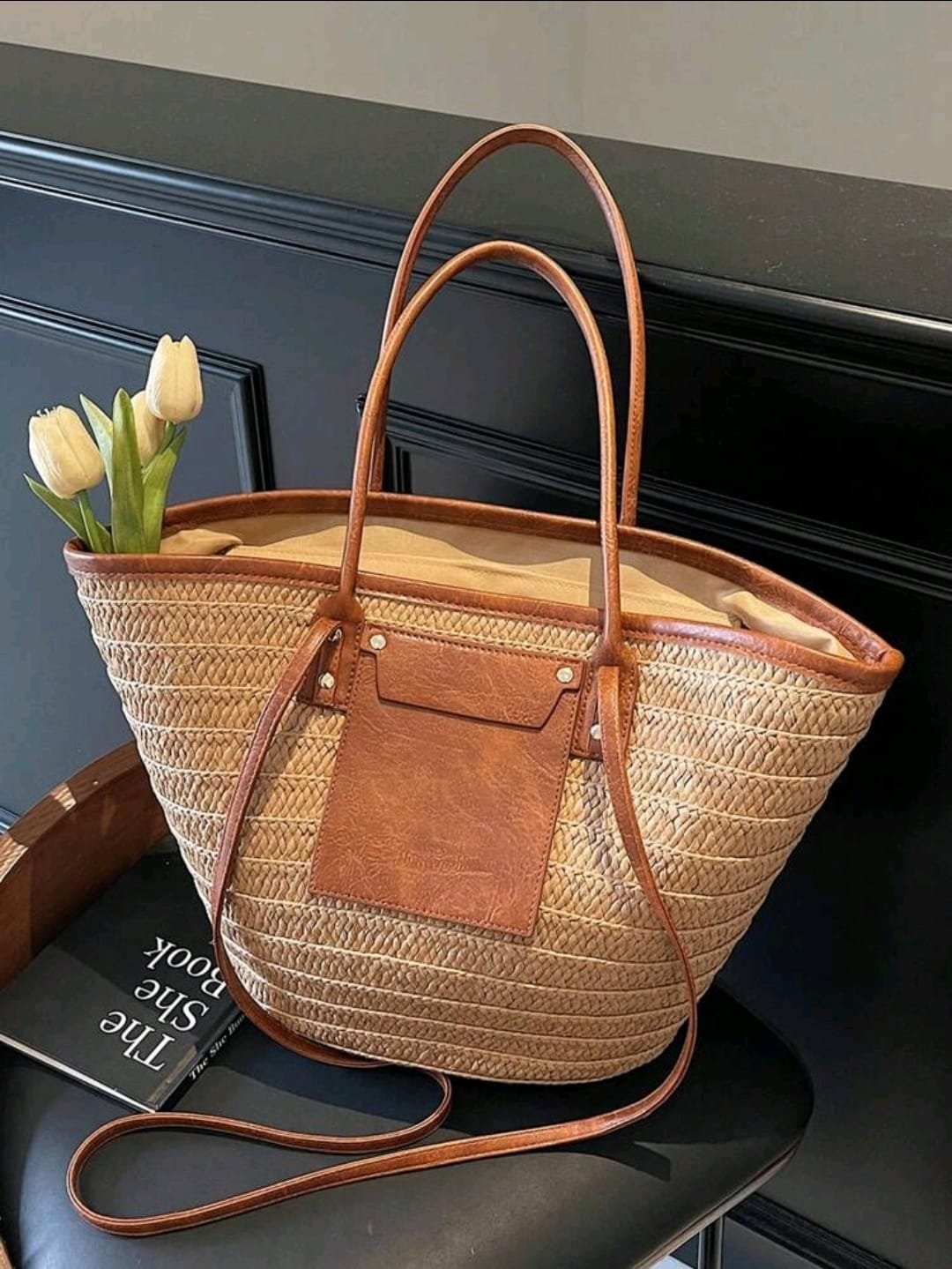 ✨ Sac couffin en raphia chic ✨