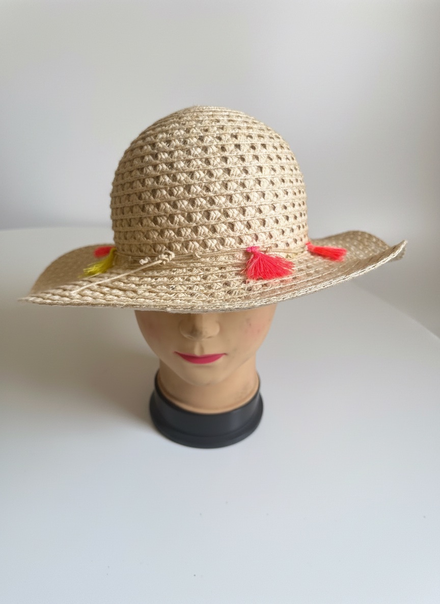 Ce chapeau de paille pour enfant