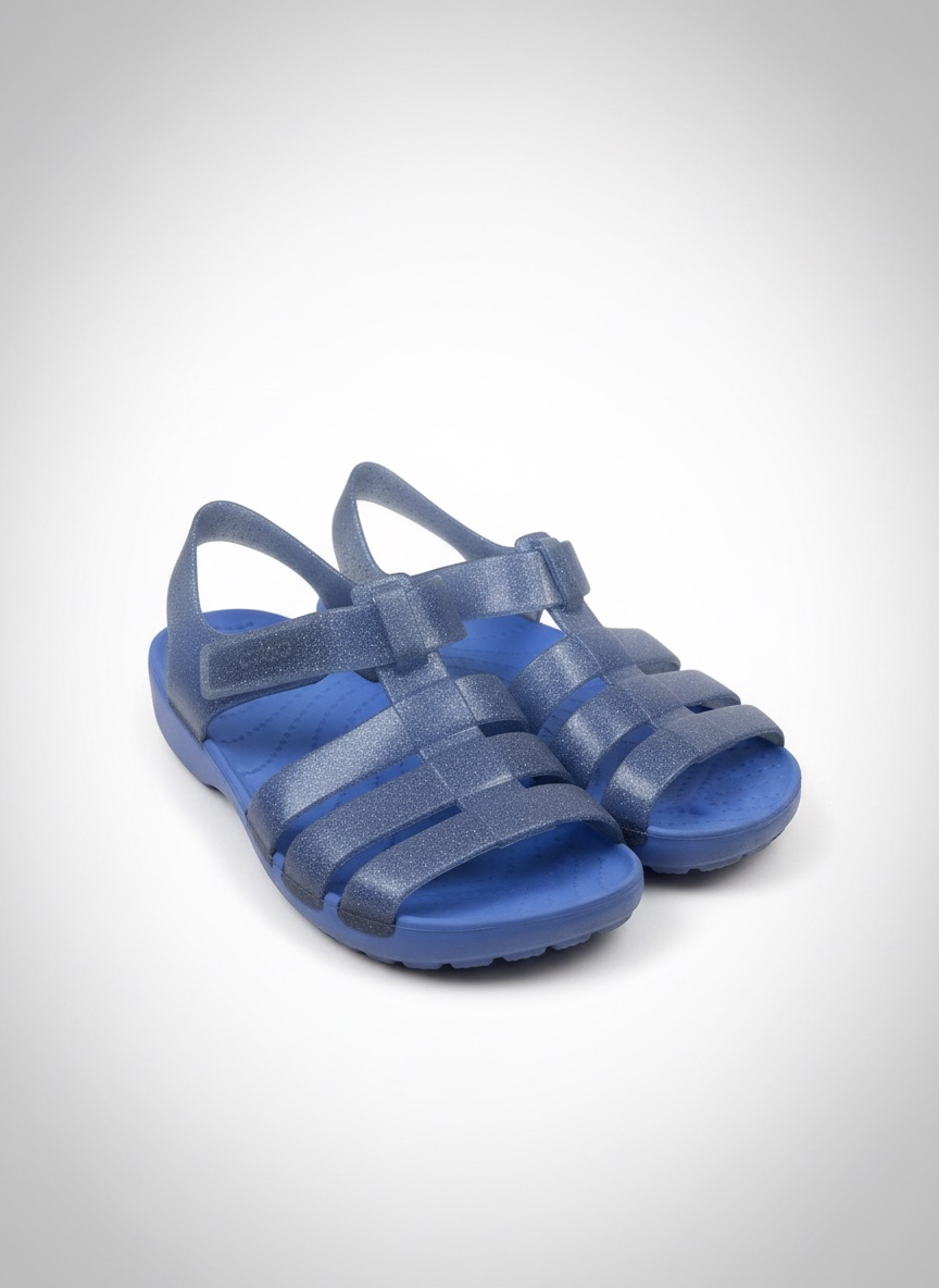 Sandales bleu crocs