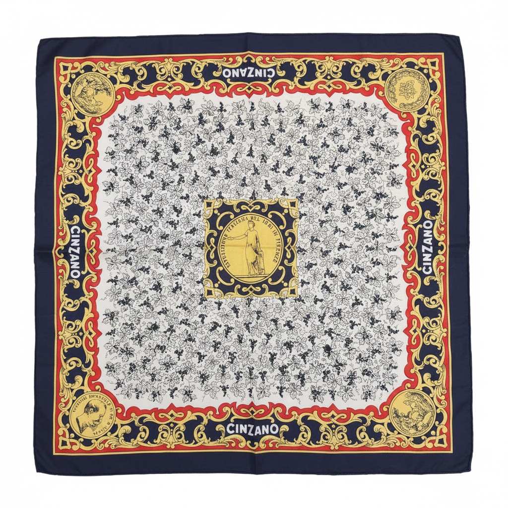 Ce foulard Cinzano vintage