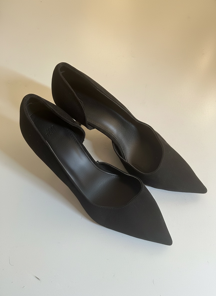 Chaussures  H&M noir dain